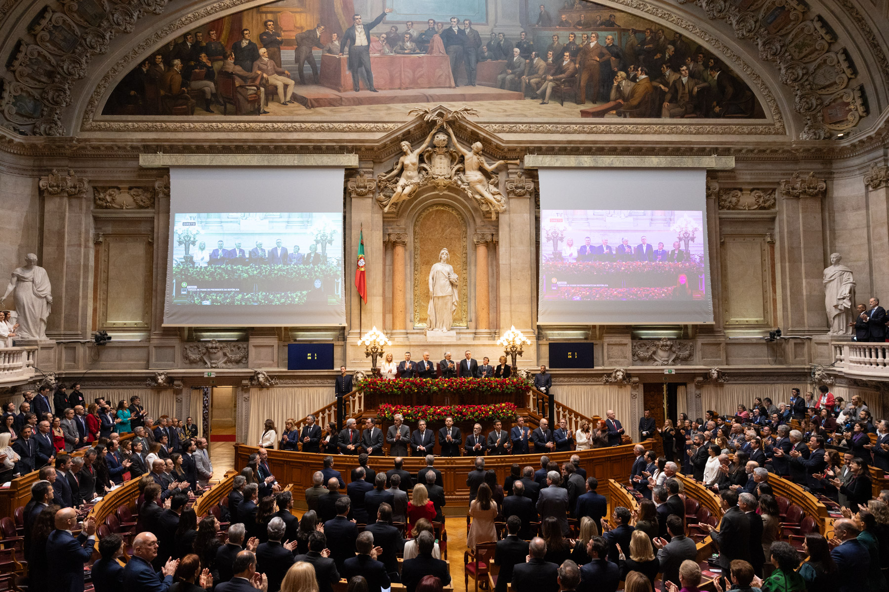 Ceremonia del posesión del nuevo Presidente de Portugal, Antonio José Seguro. Foto Presidencia de Portugal.