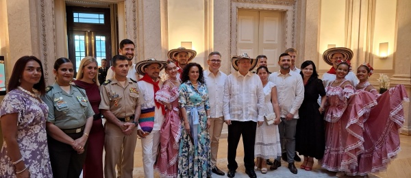Celebración del Día Nacional de Colombia con instituciones portuguesas y el cuerpo diplomático en Lisboa