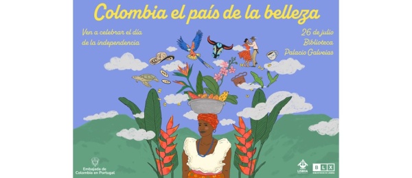 Invitación a celebrar de la Independencia de Colombia en Lisboa este 26 de julio de 2025